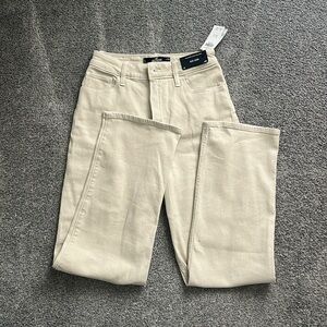 Brand New Beige Dad Jeans